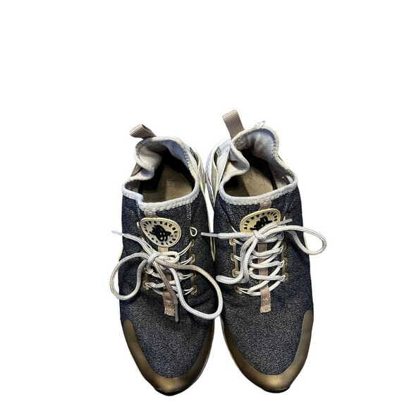 Nike Air Huarache Run Ultra SE Women's Size 9 Orewood Gray Gold Shoe Sneaker - Picture 7 of 8